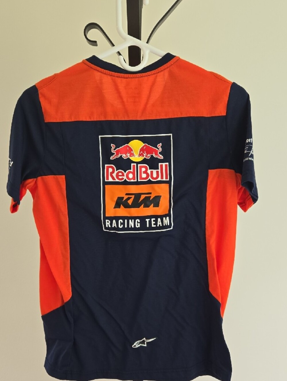 Red Bull KTM Women's Navy and Orange Racing Jersey - Picture 3 of 5